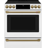 Café Front Control Electric Knobs and Handles - Brushed Bronze CXFCEHKPMCG