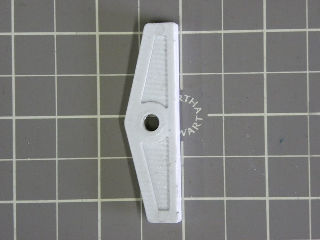 Whirlpool Dryer Hinge Hole Cover (White) 33001764