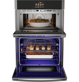 GE Profile™ 30 in. Combination Double Wall Oven with Convection, Air Fry, Steam, Sous Vide, and Advantium® Technology PT9900SWSS