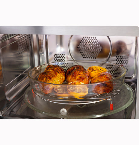 GE® 1.0 Cu. Ft. Capacity Countertop Convection Microwave Oven with Air Fry GCST10A1WWW