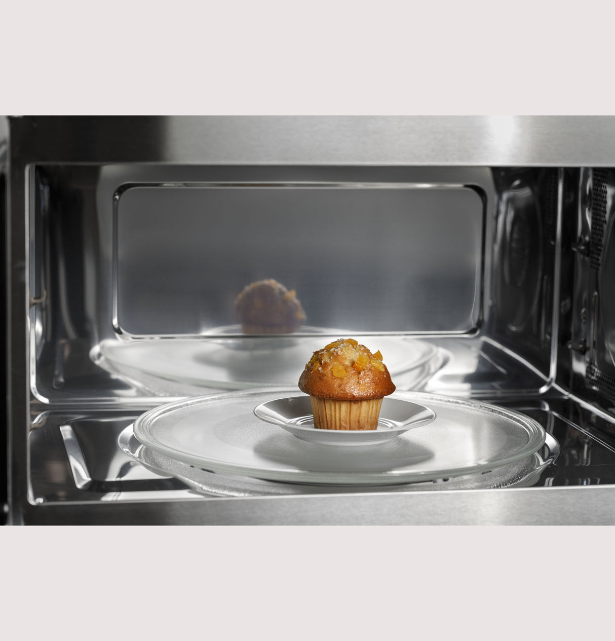 GE Profile™ 30" Built-In Microwave/Convection Oven PWB7030SVSS