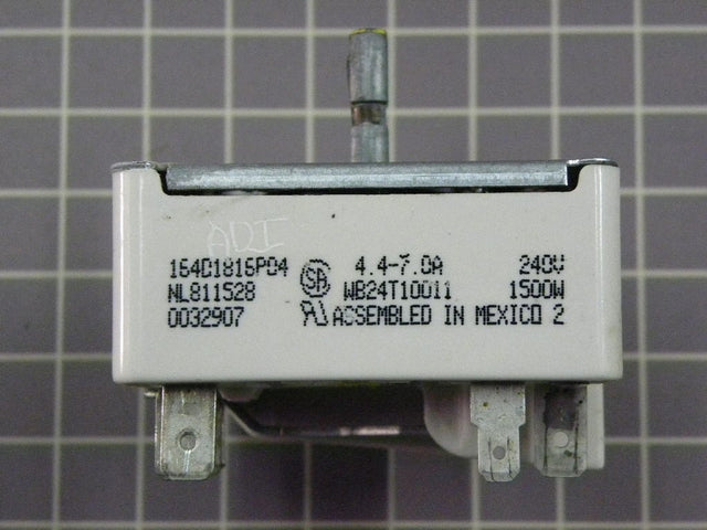 GE Range Infinite Switch (4.4 - 7.0A) (1500W, 240V) WB24T10011