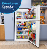 GE 19 Cu. Ft. Garage Ready Top-Freezer Refrigerator GPS19KGZWW