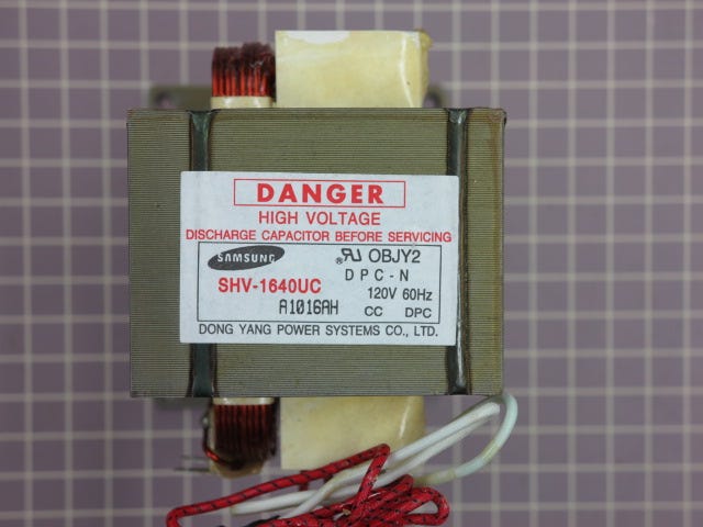 GE Microwave HV Transformer WB27X10254