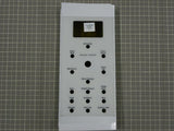 GE Microwave Control Panel (White) WB07X10436