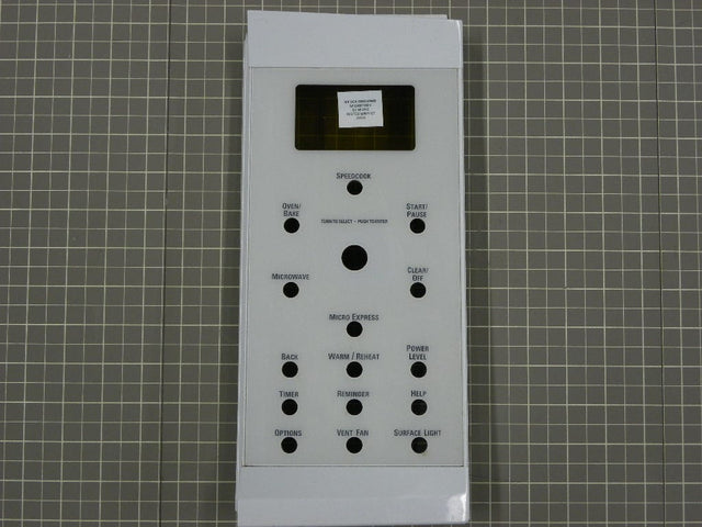 GE Microwave Control Panel (White) WB07X10436