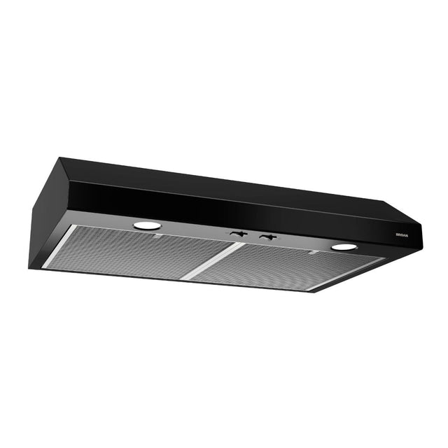 Glacier 30-Inch 300 Max Blower CFM 5 Sones Black Range Hood BCSD130BL