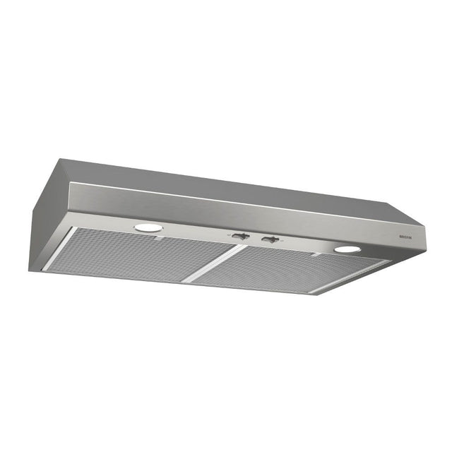 Glacier 30-Inch 300 Max Blower CFM 5 Sones Stainless Steel Range Hood BCSD130SS