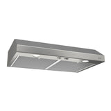 Glacier 24-Inch 300 Max Blower CFM 5 Sones Stainless Steel Range Hood BCSD124SS