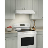 Glacier 30-Inch 300 Max Blower CFM 5 Sones White Range Hood BCSD130WW