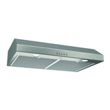 Broan® Glacier 30-Inch Convertible Under-Cabinet Range Hood, 375 Max Blower CFM, Stainless Steel BCSQ130SS