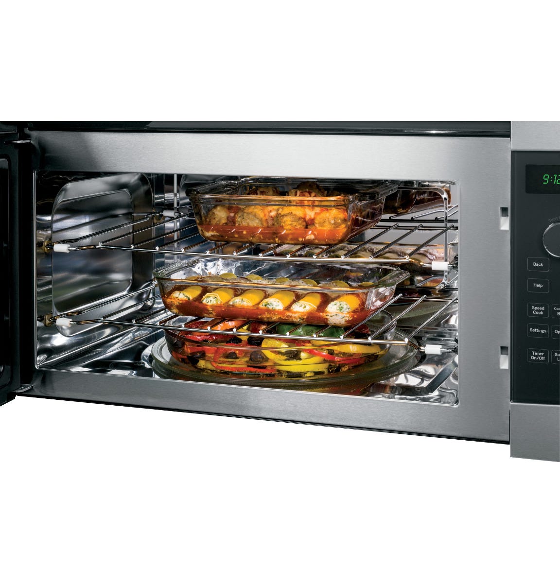 GE Profile™ Over-the-Range Oven with Advantium® Technology PSA9120SPSS