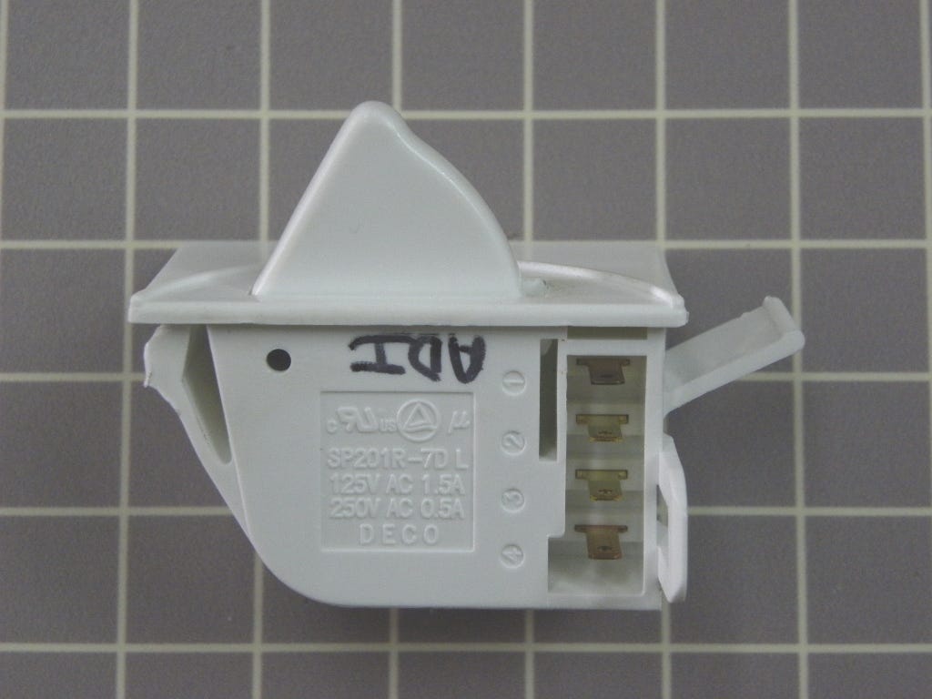 Samsung Refrigerator/Freezer, Freezer Door Switch DA34-10120E