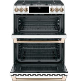 Cafe 30" Slide-In Front Control Gas Double Oven with Convection Range (DISPLAY) CGS750P4MW2