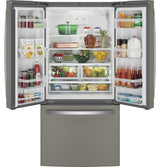 GE® ENERGY STAR® 24.7 Cu. Ft. French-Door Refrigerator GNE25JMKES-Slate