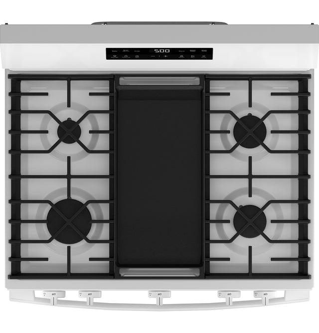GE® 30" Free-Standing Gas Range with Crisp Mode GGF500SVWW