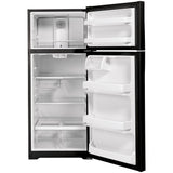 GE ENERGY STAR 16.6 Cu. Ft. Top-Freezer Refrigerator GTE17GTNRBB