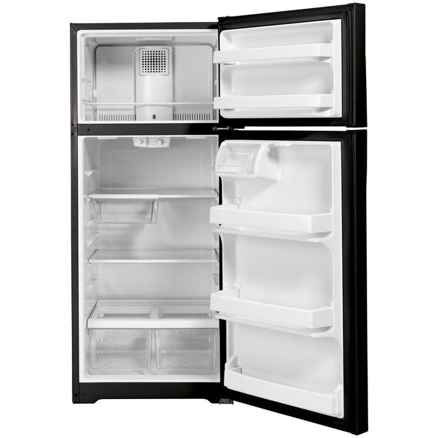 GE ENERGY STAR 16.6 Cu. Ft. Top-Freezer Refrigerator GTE17GTNRBB