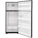 Hotpoint 17.5 Cu. Ft. Recessed Handle Top-Freezer Refrigerator HPS18BTNRBB