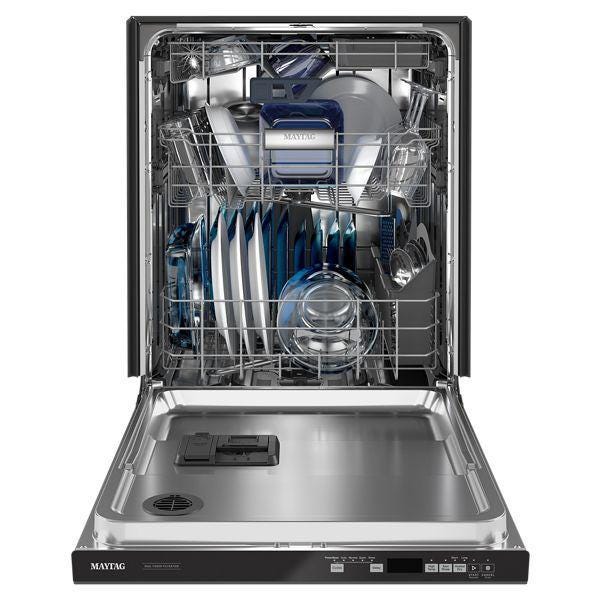 Maytag Top control dishwasher with Third Level Rack and Dual Power filtration MDB8959SKB