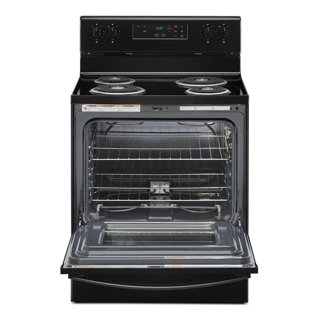 Whirlpool 4.8 cu. ft. electric range with Keep Warm setting WFC150M0JB