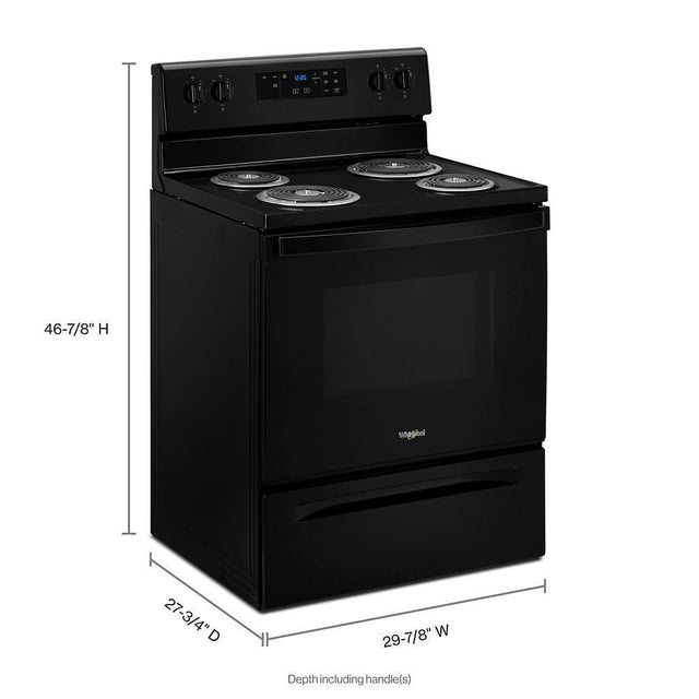 Whirlpool 4.8 cu. ft. electric range with Keep Warm setting WFC315S0JB