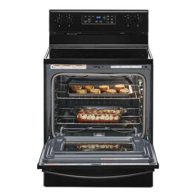 Whirlpool 5.3 cu. ft. electric range with Frozen Bake technology WFE515S0JB