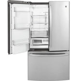 GE Profile Series 22.2 Cu. Ft. Counter-Depth French-Door Refrigerator with Door In Door and Hands-Free AutoFill PYD22KYNFS