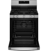 GE Profile™ 30” Smart Free-Standing Gas Convection Range with No Preheat Air Fry and EasyWash™ Oven Tray PGF700AYFS