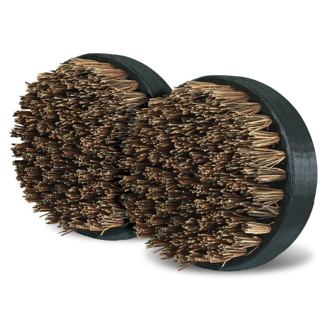 Big Green Egg SpeediClean™ Palmyra Bristle Long-Handle Grid Scrubber BGE-127129