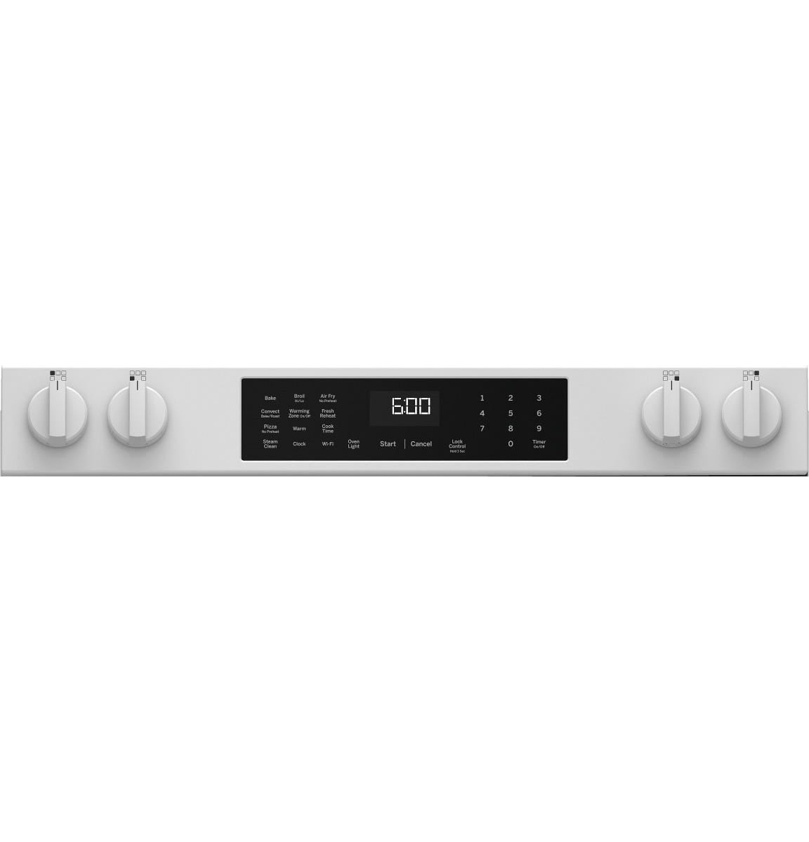 GE® 30" Slide-In Electric Convection Range with No Preheat Air Fry GRS600AVWW