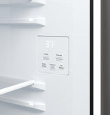 GE® 27.9 Cu. Ft. Side-By-Side Refrigerator with Extra Tall Dispenser and In-Door Icemaker GSS28NMYES