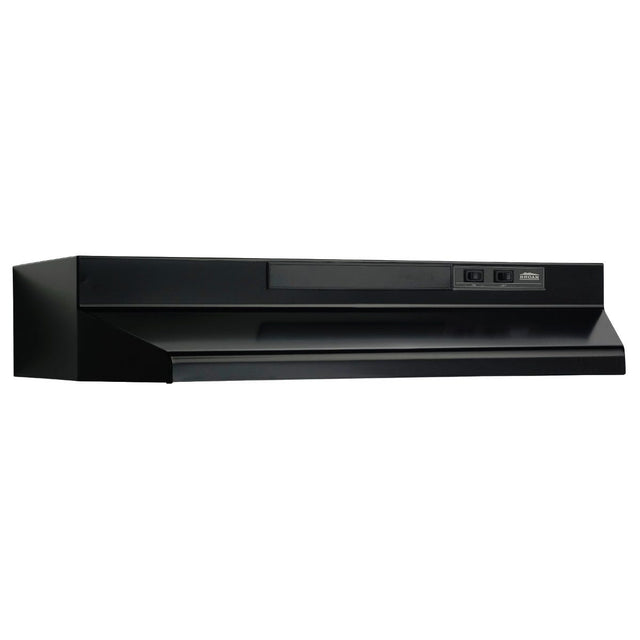 Broan® 24-Inch Convertible Under-Cabinet Range Hood, 230 Max Blower CFM, Black F402423