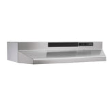 Broan® 24-Inch Convertible Under-Cabinet Range Hood, 230 Max Blower CFM, Stainless Steel F402404