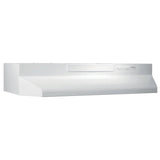 Broan® 24-Inch Convertible Under-Cabinet Range Hood, 230 Max Blower CFM, White F402411