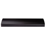 Broan® 30-Inch 4-Way Convertible Under-Cabinet Range Hood, 270 Max CFM, Black BXT130BL