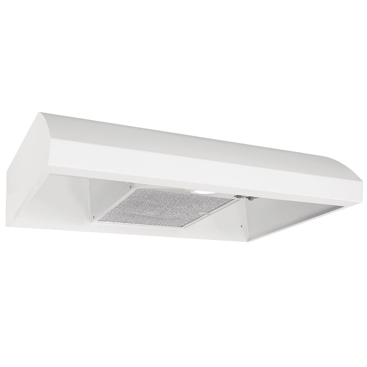 Broan® 30-Inch 4-Way Convertible Under-Cabinet Range Hood, 270 Max CFM, White BXT130WW