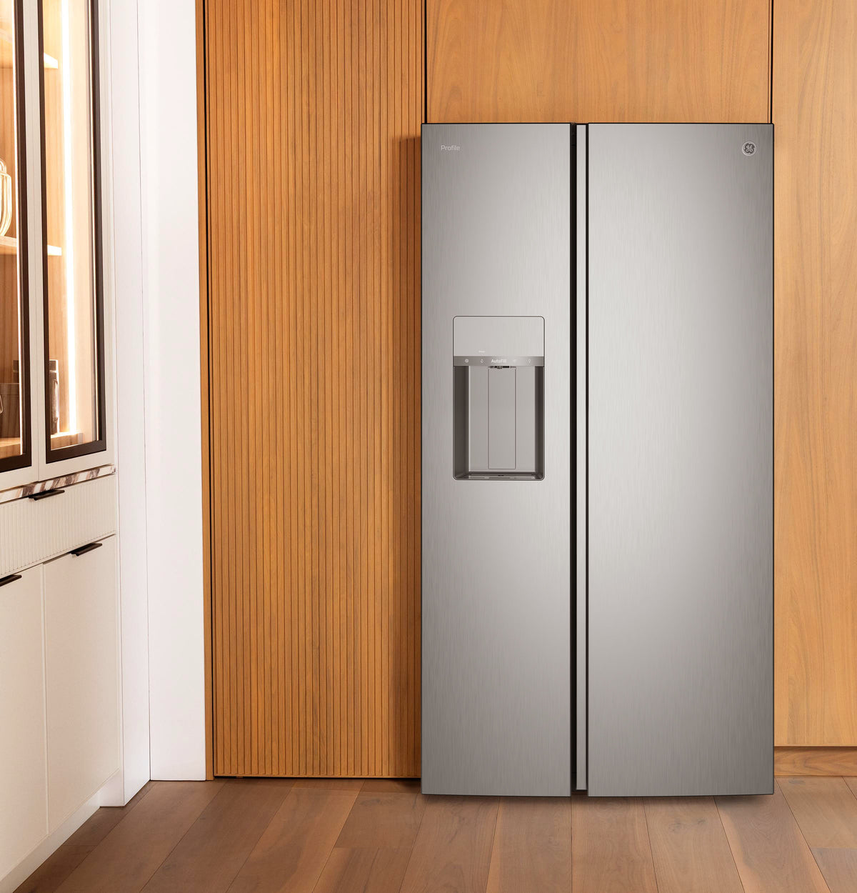 GE Profile™ ENERGY STAR® 27.8 Cu. Ft. Side-By-Side Refrigerator with Hands-Free AutoFill and CustomSize™ Ice PSE28QYYFS