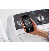 GE® 7.4 cu. ft. Capacity aluminized alloy drum Commercial Electric Dryer with Sensor Dry, Built-In App Payment System SITE WIFI REQUIRED VTD52EASRWB
