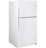 GE ENERGY STAR 21.1 Cu. Ft. Top-Freezer Refrigerator GTE21GTHWW