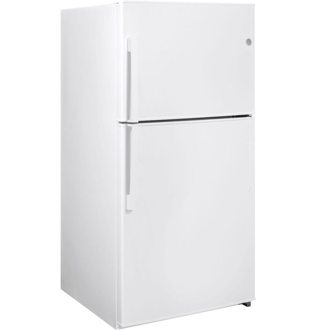 GE ENERGY STAR 21.1 Cu. Ft. Top-Freezer Refrigerator GTE21GTHWW