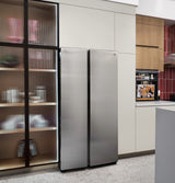 GE Profile™ ENERGY STAR® 29 Cu. Ft. Side-By-Side Refrigerator with Dual-Dispense AutoFill Pitcher and CustomSize™ POE29QYYFS