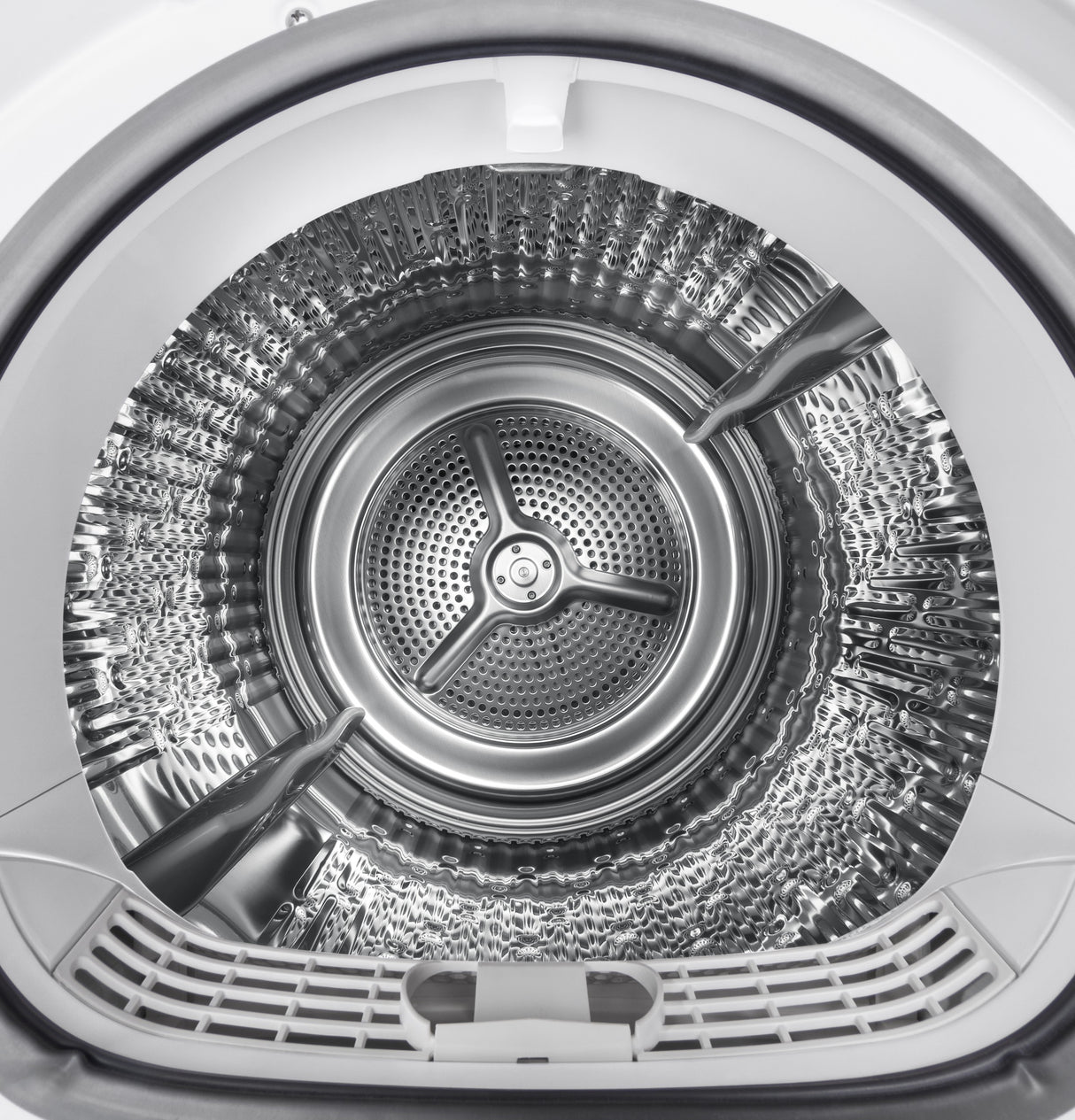 GE 24" 4.3 Cu.Ft. Front Load Vented Electric Dryer with Stainless Steel Basket GFD14ESSNWW