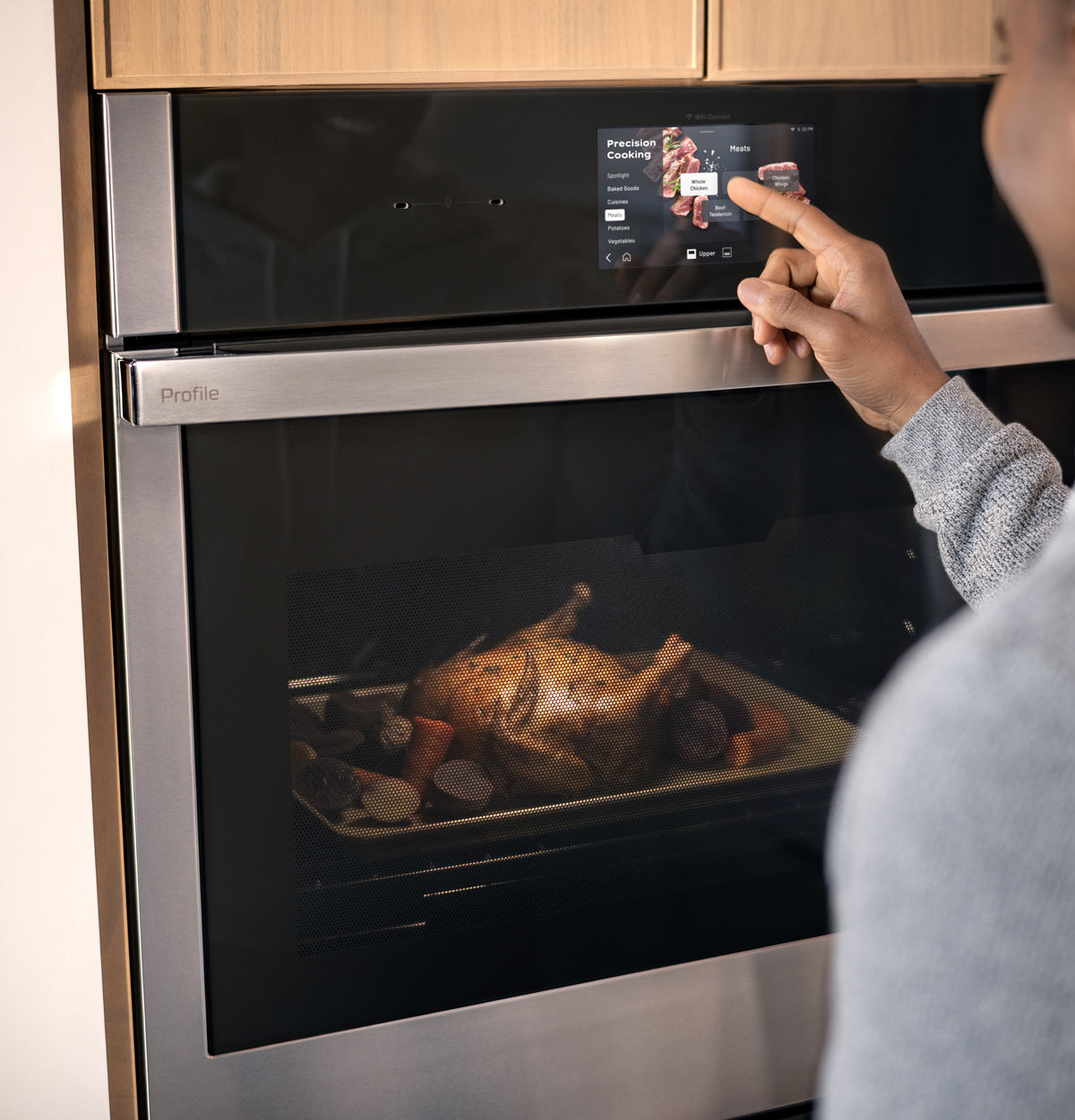 GE Profile™ 27" Smart Built-In Convection Single Wall Oven PKS7000SZSS