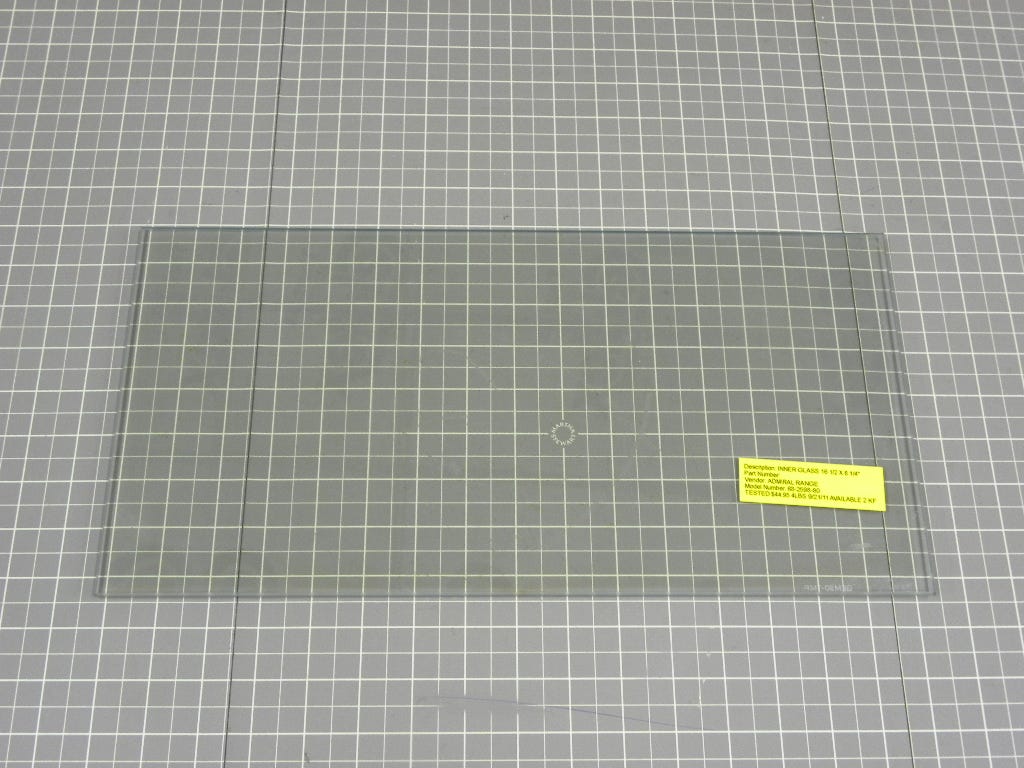 Admiral Range Inner Glass (16 1/2" x 8 1/4") 68-2598-80