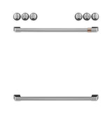 CAFÉ™ Front Control Electric Knobs and Handles - Brushed Stainless CXFCEHKPMSS