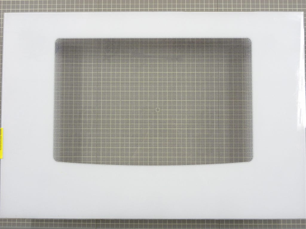 Whirlpool Range Door Glass (White) 9762479