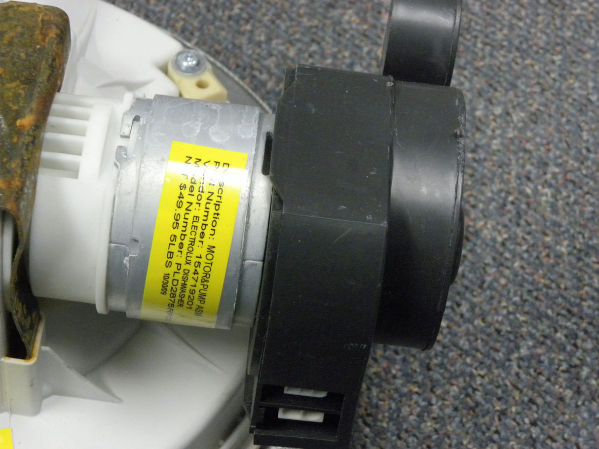 Electrolux Dishwasher Motor and Pump 154719201