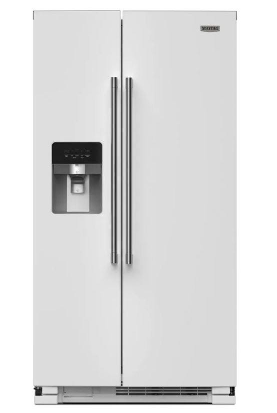 Maytag 36-Inch Wide Side-by-Side Refrigerator - 25 Cu. Ft. MRSF4036PW