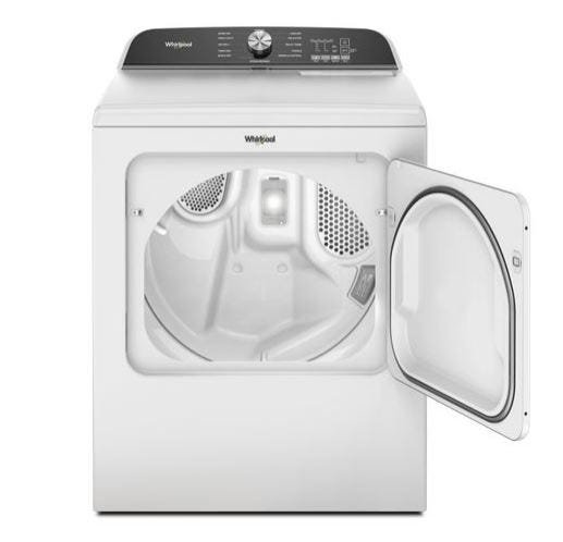 7.0 Cu. Ft. Whirlpool® Top Load Electric Dryer with Moisture Sensor WED6150PW